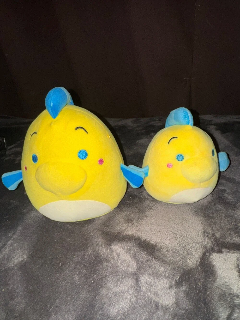Disney Squishmallows Flounder Plush Toy Set of 2